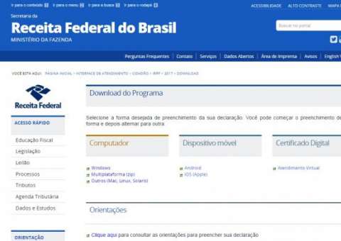 Saiba como fazer a Declaração do Imposto de Renda 2017