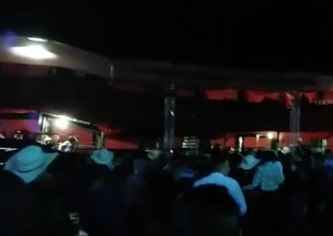 27 pessoas ficam feridas após camarote desabar durante show sertanejo