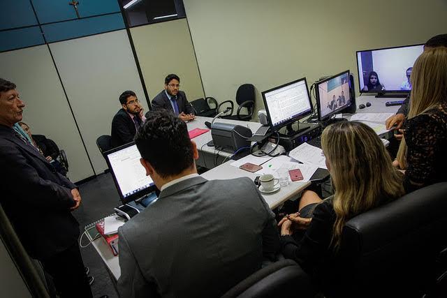 Em Manaus, TJAM realiza audiência por videoconferência com presídio de outro Estado 