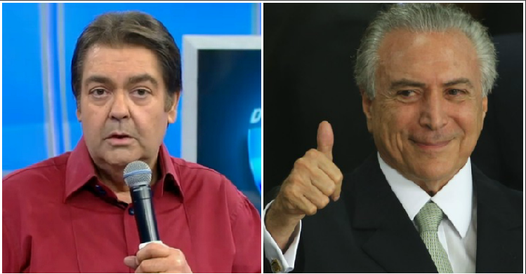 Faustão justifica almoço pago a Temer, mas explicação não convence internautas