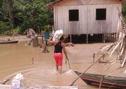 Após declarar situação de emergência, município de Ipixuna começa a receber ajuda humanitária
