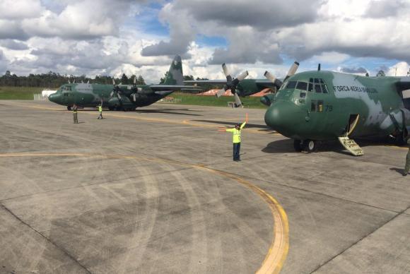 FAB envia Hércules C-130 para dar apoio às regiões afetadas pelas chuvas no Peru