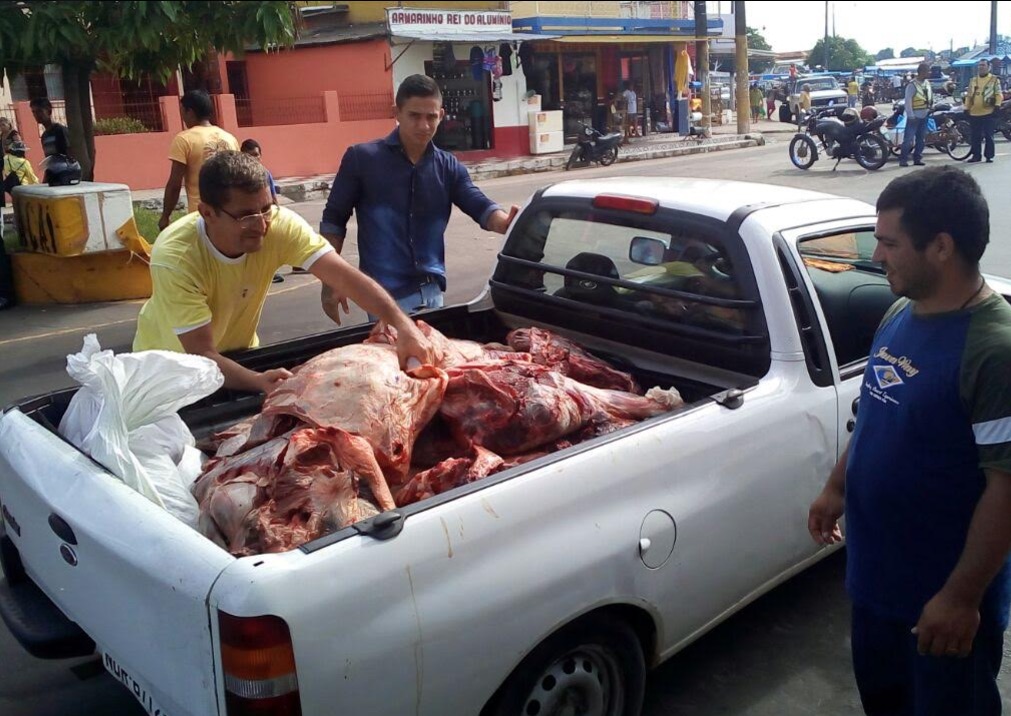 Vigilância Sanitária de Parintins apreende 525 quilos de carne clandestina