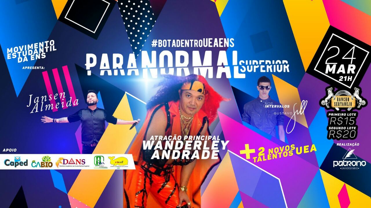 Wanderley Andrade agita Bota Dentro da UEA nesta sexta