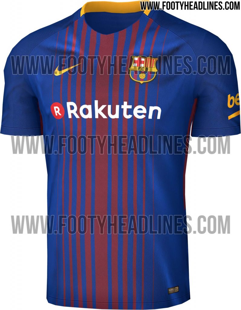 Uniforme do Barcelona com novo patrocinador oficial vaza na internet