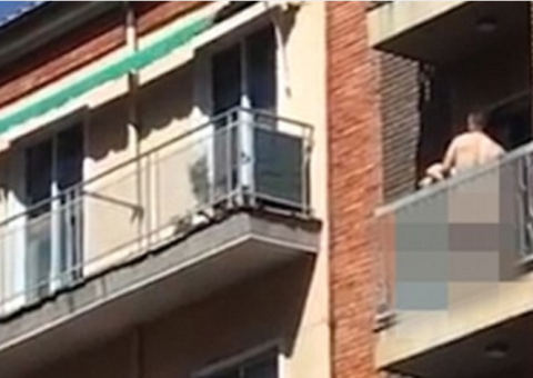 Programa de TV flagra casal transar na varanda