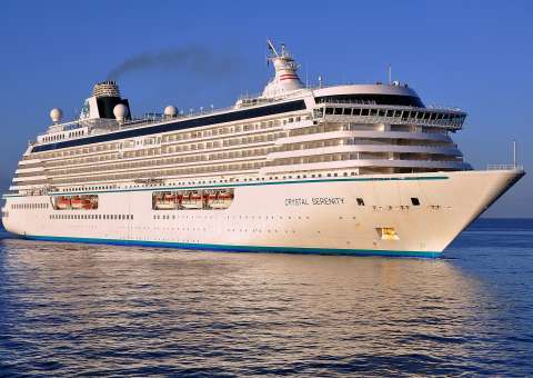 Navio Crystal Serenity chega a Manaus nesta segunda-feira 