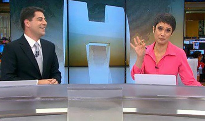 Jornal Hoje sofre pane e bomba na web com “sumiço” de Sandra Annenberg e Evaristo Costa 