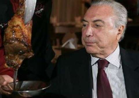 Carne brasileira é a 'melhor do mundo', diz Temer