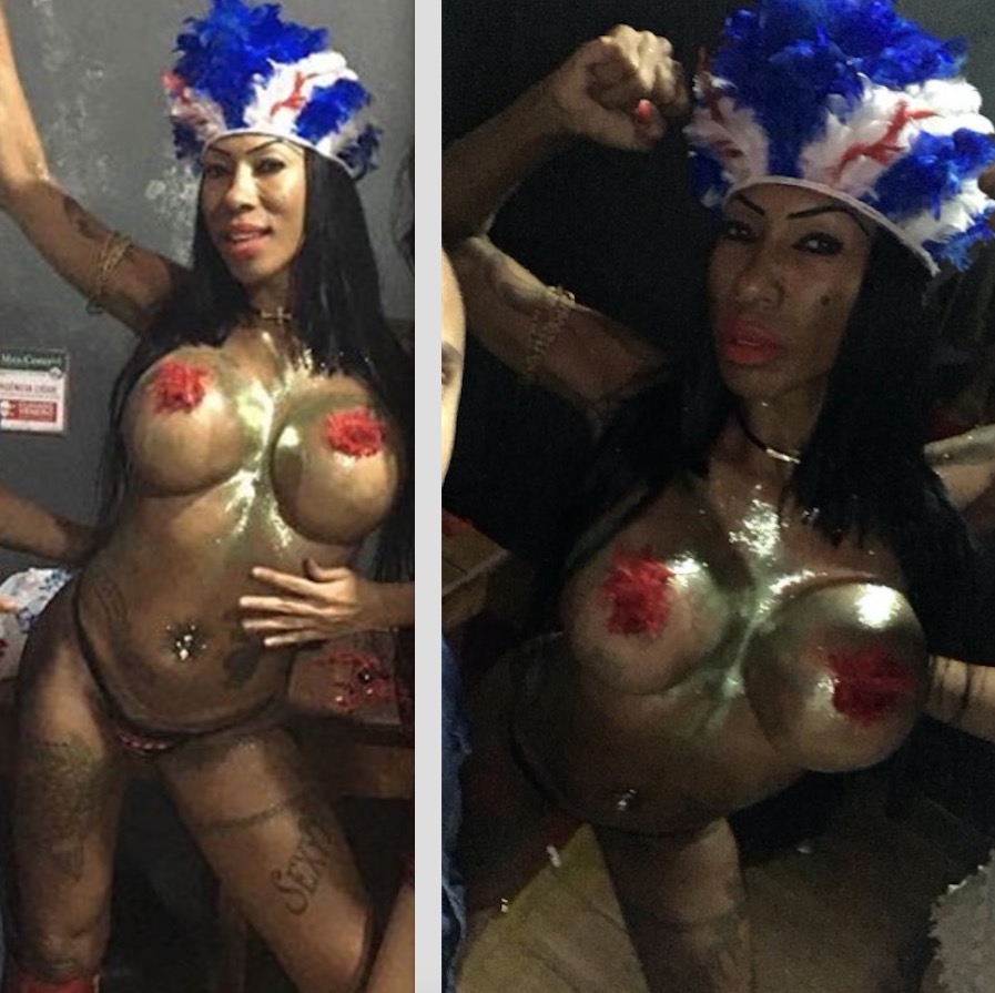 Fantasiada de índia, Inês Brasil faz show ousado em Manaus; veja vídeos 