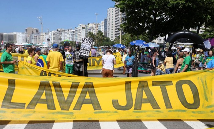 Ao menos sete estados têm manifestações em apoio à Lava-Jato