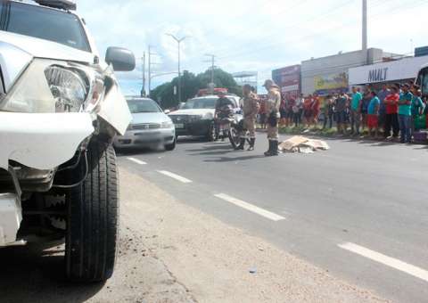 Viatura atropela e mata homem com câncer em Manaus