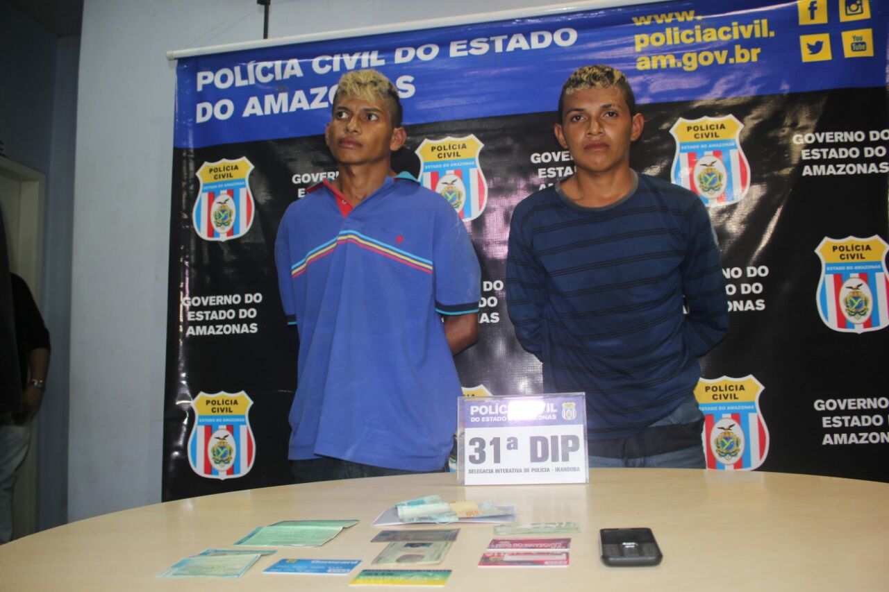 Irmãos são presos após assaltarem e matarem taxista em estrada do Amazonas