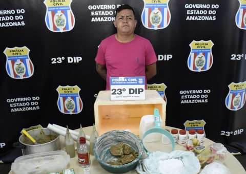 Polícia fecha laboratório de drogas na zona Norte de Manaus