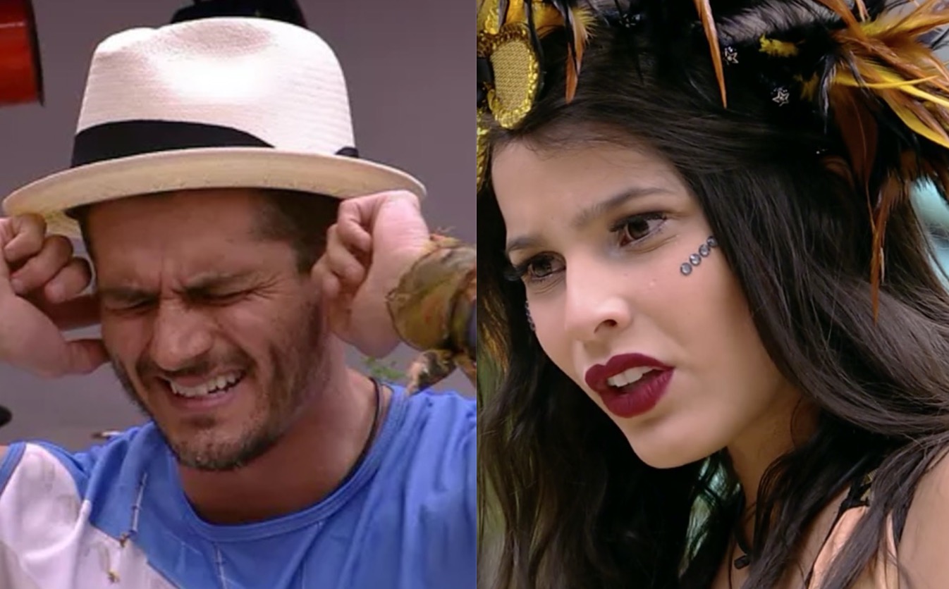 Marcos e Emilly brigam antes de festa e brother dispara: 'fala na minha cara'