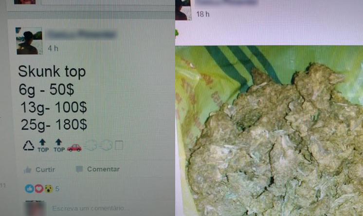 Casal é preso em flagrante após vender drogas em rede social na zona Norte de Manaus