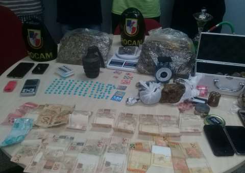 Grupo é preso suspeito de tráfico de drogas em festas de Manaus
