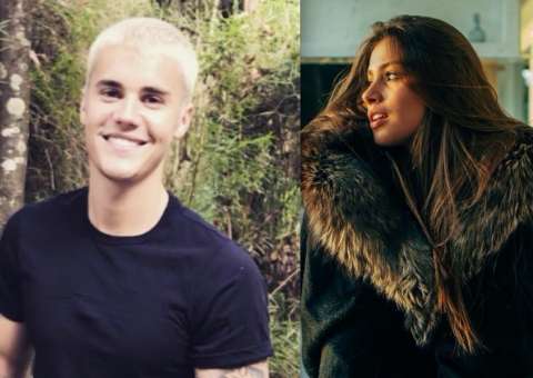 No Brasil, Justin Bieber leva toco de modelo que já ficou com Neymar; conheça a gata