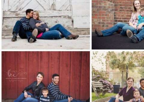 Após divórcio, pais posam para fotos de família por amor ao filho; viralizou