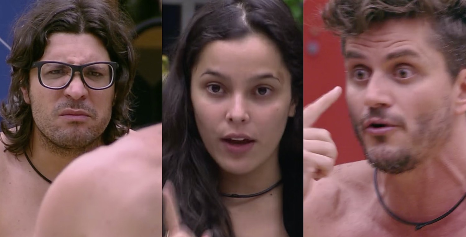 Marcos e Emilly brigam com Ilmar: 'ganancioso, falso'
