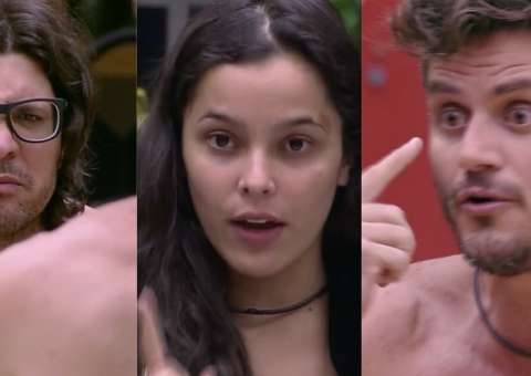 Marcos e Emilly brigam com Ilmar: 'ganancioso, falso'