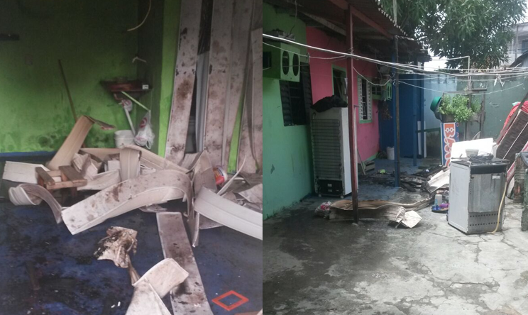 Criança é deixada sozinha e casa acaba pegando fogo em Manaus