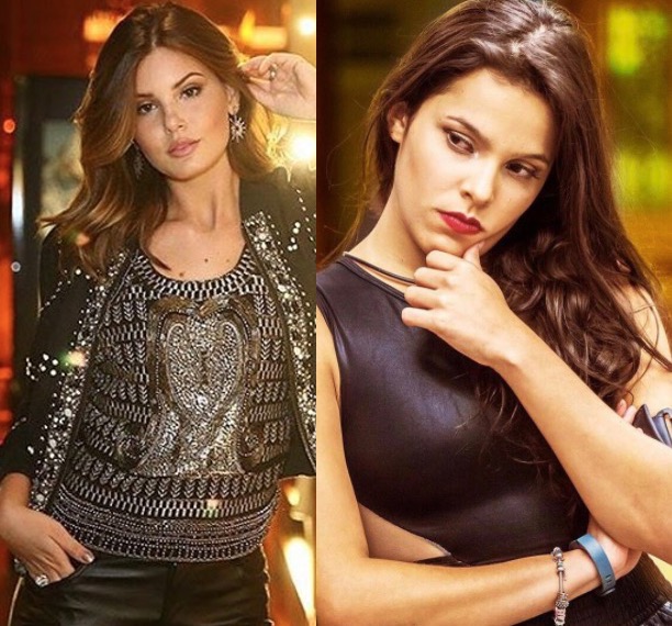 Atriz Camila Queiroz dá no olho de Emilly, do BBB17, nas redes sociais