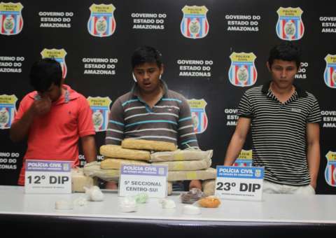Polícia desarticula laboratório de drogas e prende trio na Zona Norte de Manaus