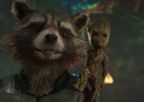 Baby Groot e Rocket são destaques no novo vídeo de ‘Guardiões da Galáxia Vol. 2’