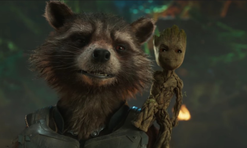 Baby Groot e Rocket são destaques no novo vídeo de ‘Guardiões da Galáxia Vol. 2’