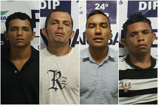 Quatro pessoas são presas acusadas por furtos em Manaus