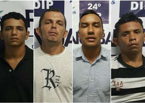 Quatro pessoas são presas acusadas por furtos em Manaus