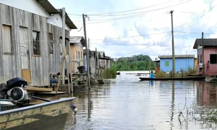 Mais 5 municípios entram em estado de atenção após cheia dos rios no AM