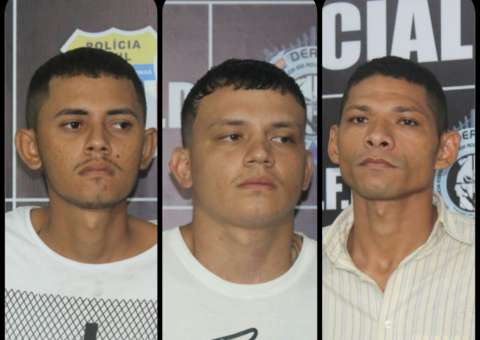 Em Manaus, trio é preso suspeito de assaltar bancos e matar vigilante da Ufam 
