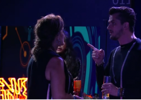 BBB17: Marcos e Ieda brigam e trocam farpas durante 'Festa Emoções'