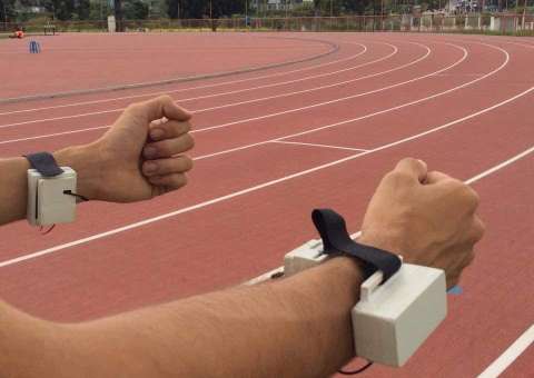 No Amazonas, pesquisadores trabalham no desenvolvimento de sensores para velocistas cegos