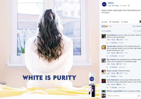  Após polêmica, Nivea pede desculpa e remove publicidade racista