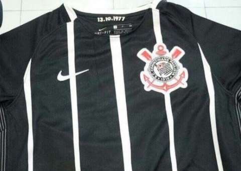Novo uniforme do Corinthians vaza na internet e exibe modelo inspirado em 1977