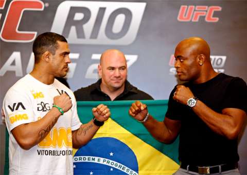 Vitor Belfort pede revanche contra Anderson Silva para fechar carreira no UFC
