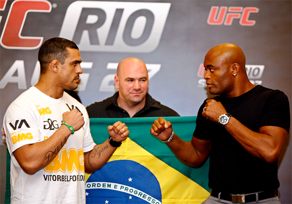 Vitor Belfort pede revanche contra Anderson Silva para fechar carreira no UFC