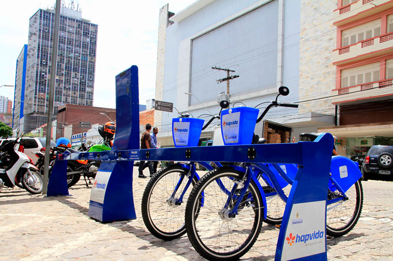 Sistema de bicicletas compartilhadas é lançado em Manaus  