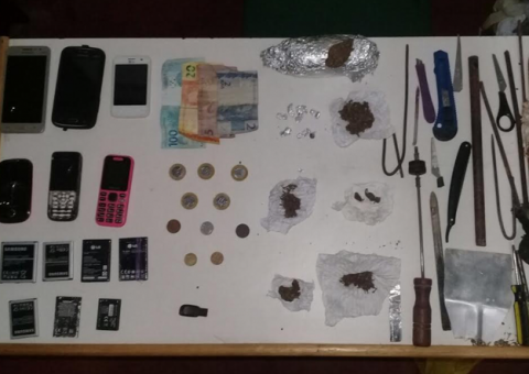 Estoques e celulares são apreendidos durante revista em presídio de Maués