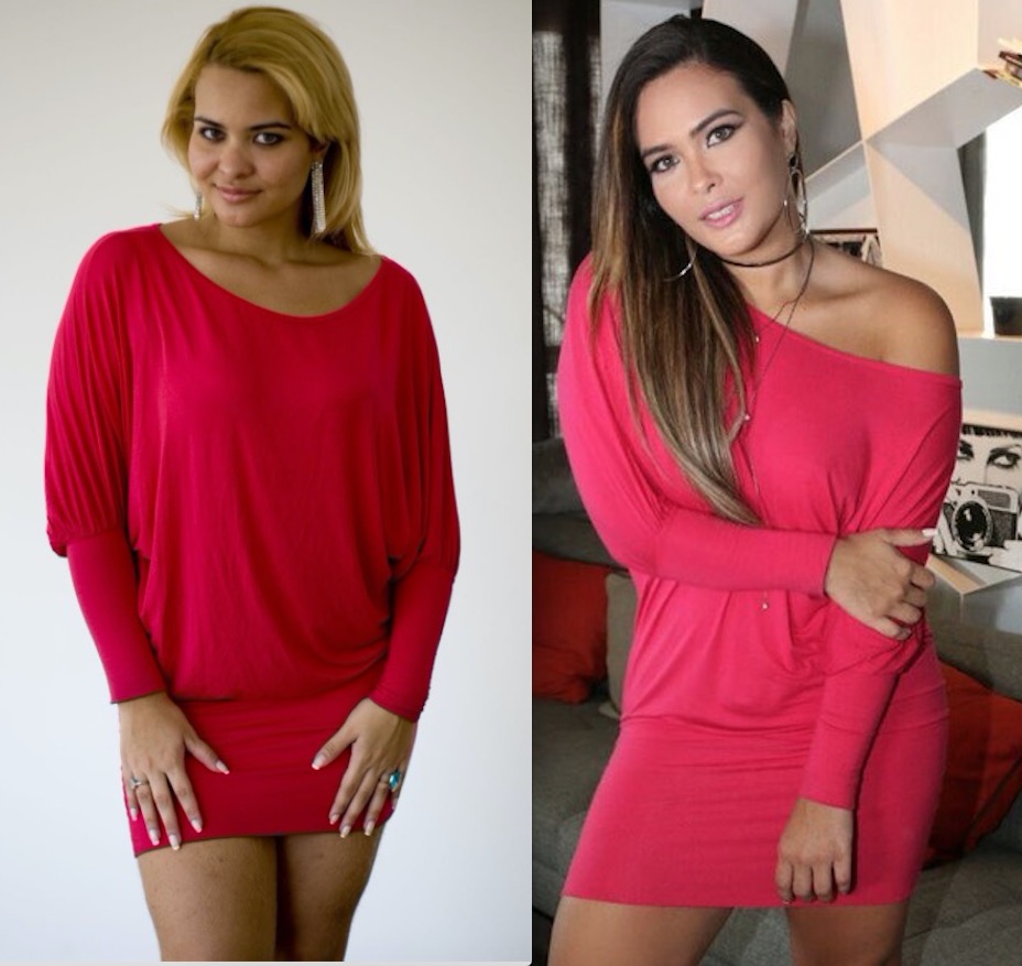 Geisy Arruda posa com vestido rosa que a deixou famosa; relembre antes e depois
