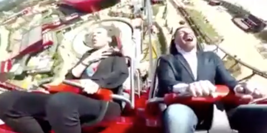 Homem quase morre engasgado ao engolir pombo em montanha-russa