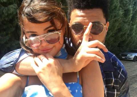 Selena Gomez posta primeira foto com o namorado The Weeknd