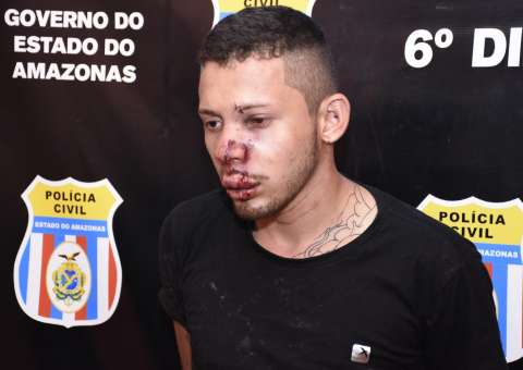 Em Manaus, suspeito de matar mototaxista durante briga de trânsito é espancado e preso