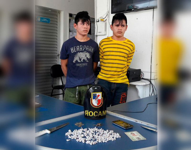 Gêmeos são presos com mais de 150 porções de Oxi no Amazonas