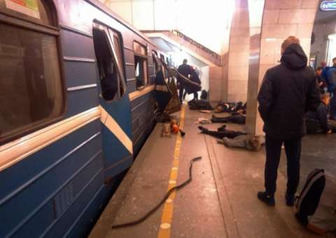 Rússia prende suspeito de organizar ataque em metrô