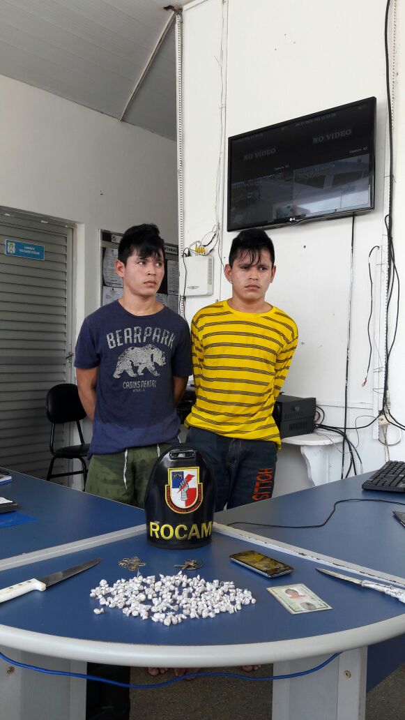 Gêmeos são presos em flagrante com 160 porções de droga no AM