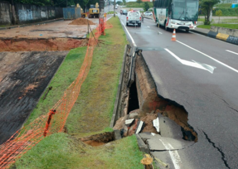 Linhas de ônibus têm itinerário alterado após interdição na Lóris Cordovil